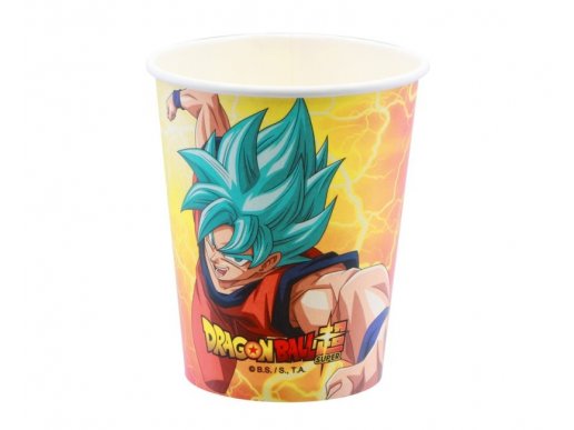 Ποτήρια χάρτινα με τον Dragon Ball Z 8τμχ