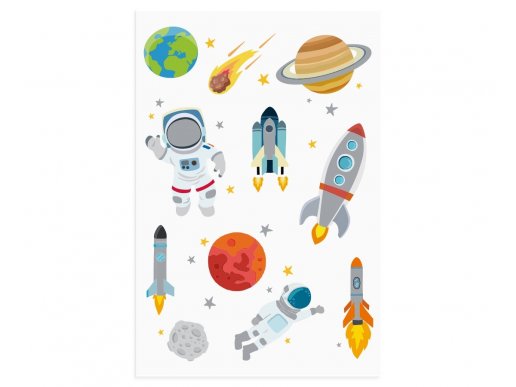 Persus Watercolor Astronaut Galaxy Space Astronomy Temporary Tattoo –  MyBodiArt
