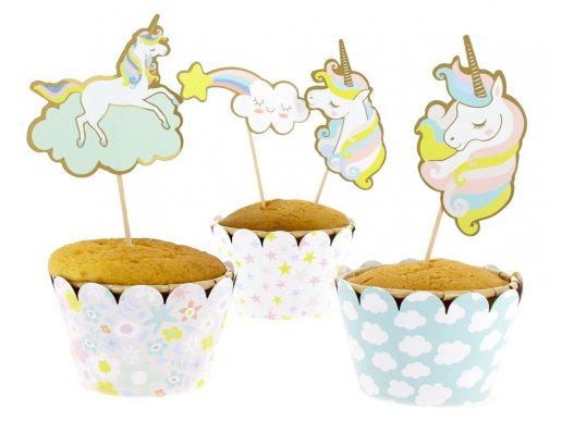 Eco Unicorn and friends cupcake kit 6pcs