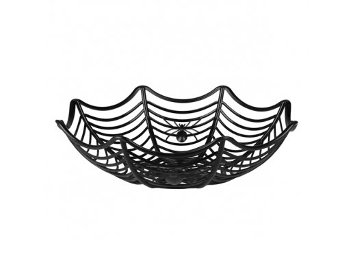Black Spider Web Bowl