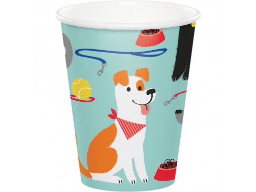 Dog Party Paper Cups 8/pcs
