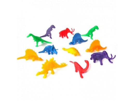 Multicolor Mini Dinosaurs Figures 12/pcs