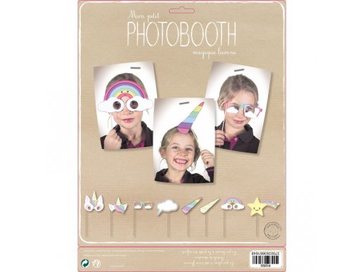 Unicorn Photobooth Props in Pastel Colors 8/pcs