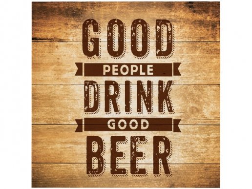 Μπύρα Good People Drink Good Beer Χαρτοπετσέτες (16τμχ)