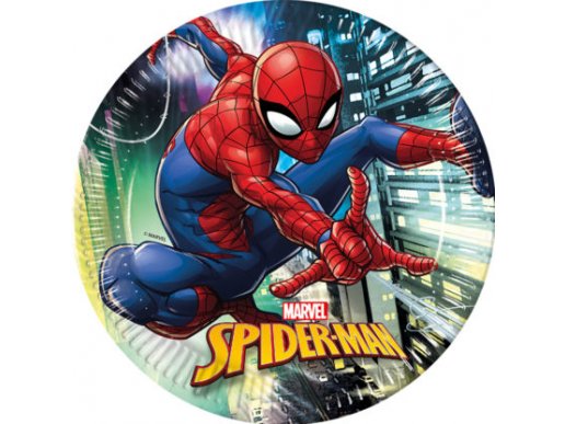 Spiderman Μεγάλα Χάρτινα πιάτα