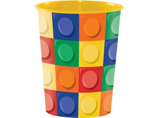 Block Party Plastic Cup
