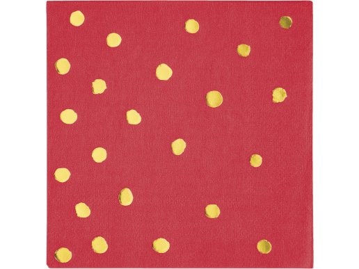 gold-foiled-red-beverage-napkins-abstract-dots-color-theme-party-supplies-329939