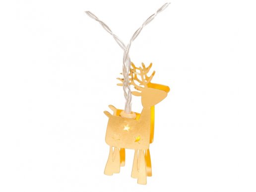 Deer led lights garland 184cm