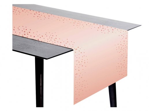 Elegant blush table runner 240cm x 40cm