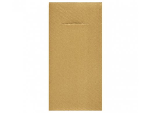 Eternity χαρτοπετσέτες κουβέρ σε χρυσό χρώμα 12τμχ