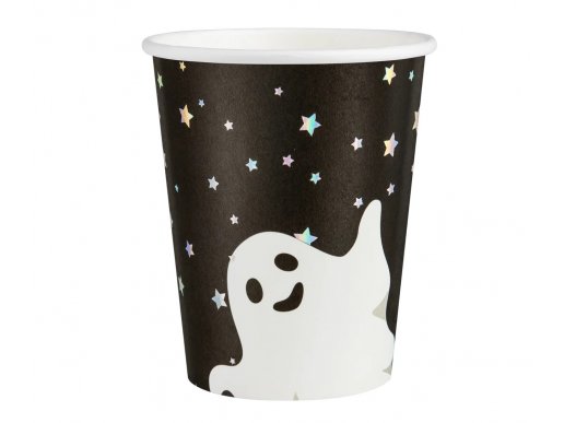 Ghost and stars paper cups 6pcs