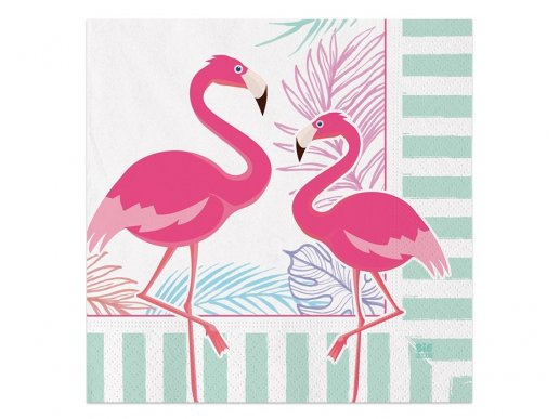 Flamingo luncheon napkins 20pcs