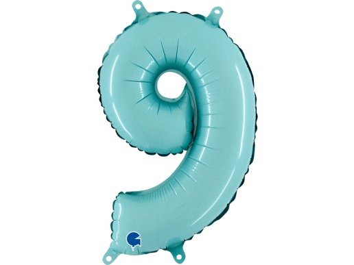 Γαλάζιο Μπαλόνι με τον Αριθμό 9 (35εκ)