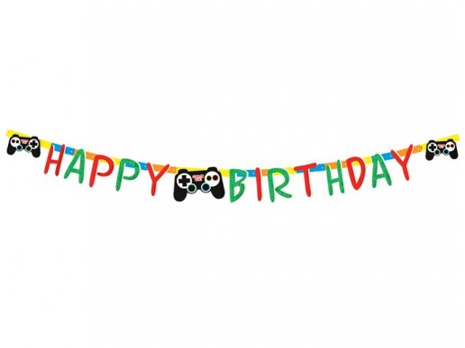 Game Controller γιρλάντα για γενέθλια 200εκ