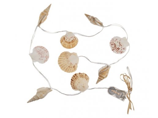 Shells light chain garland 110cm