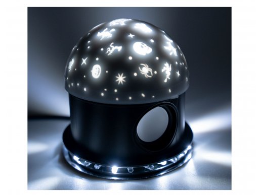 Halloween discoball with light and sound 14cm