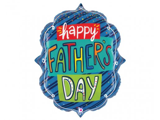 Happy Father's Day foil μπαλόνι για την ημέρα του πατέρα 69εκ