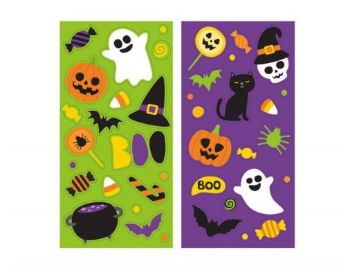 Happy Halloween stickers 8pcs