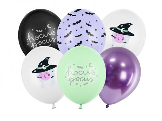 Hocus pocus latex balloons 6pcs