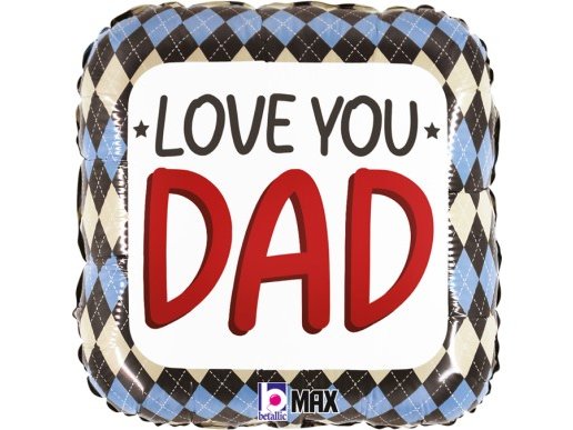 Love You Dad Foil Μπαλόνι (46εκ)