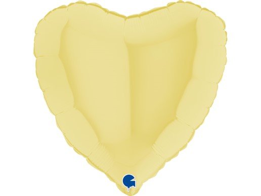 Κίτρινη Καρδιά Foil Μπαλόνι (46εκ)