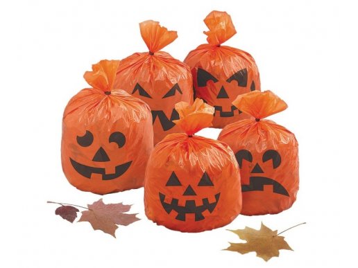 Decorative bags with pumpkins 20pcs