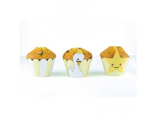 swan-with-crown-cupcake-wrappers-party-accessories-91373