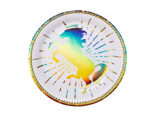 gold-iridescent-unicorn-large-paper-plates-party-supplies-for-girls-50002