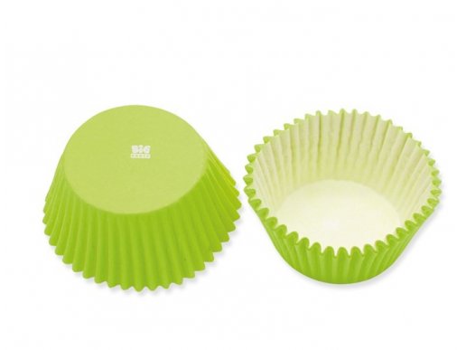 Lime green cupcake cases 48pcs