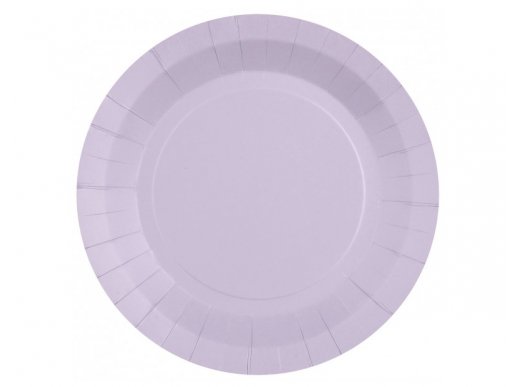 Μεγάλα χάρτινα πιάτα σε λιλά χρώμα 10τμχ