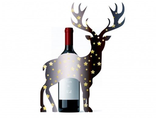 black-reindeer-with-gold-stars-bottle-decoration-502107