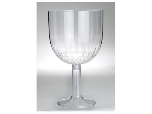 Large plastic water cup in clear color 16cm x 27cm