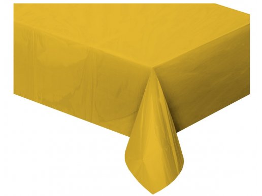 Foil μεταλλικό τραπεζομάντηλο σε χρυσό χρώμα