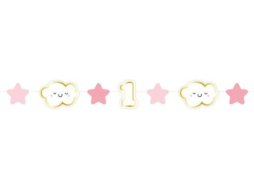 mini-garland-with-clouds-pink-stars-and-number-1-party-supplies-for-first-birthday-party-pfgmrr