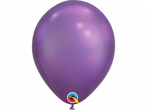 Μωβ Chrome Μπαλόνια Λάτεξ 6τεμ