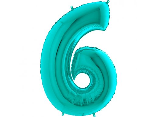 supershape-balloon-number-6-mint-green-for-party-decoration-176ti