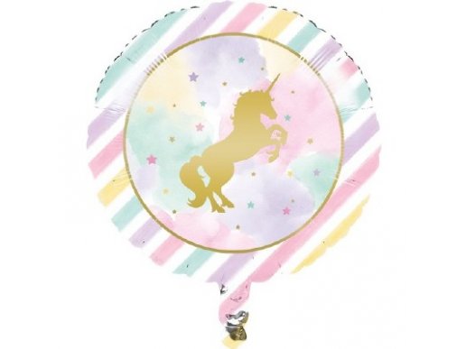 Foil balloon Unicorn with Stars (45 cm)