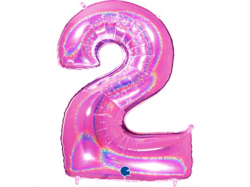 fuchsia-holographic-supershape-balloon-number-2-for-party-decoration-612ghf