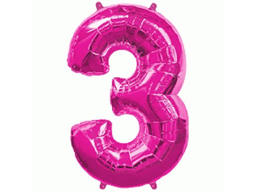 supershape-balloon-number-3-fuchsia-for-party-decoration-013f