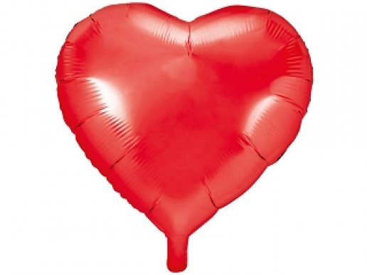 Red Heart Shaped Foil Balloon (61cm)