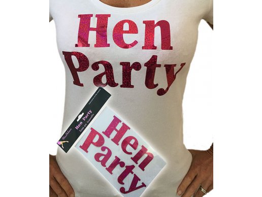 Iron-On Transfer Hen Party