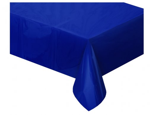 Foil blue tablecover