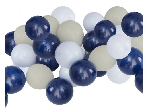 Navy mix μικρά λάτεξ μπαλόνια 40τμχ