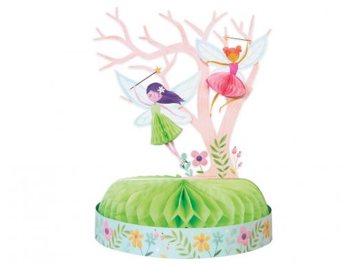 Fairy in forest centerpiece table decoration