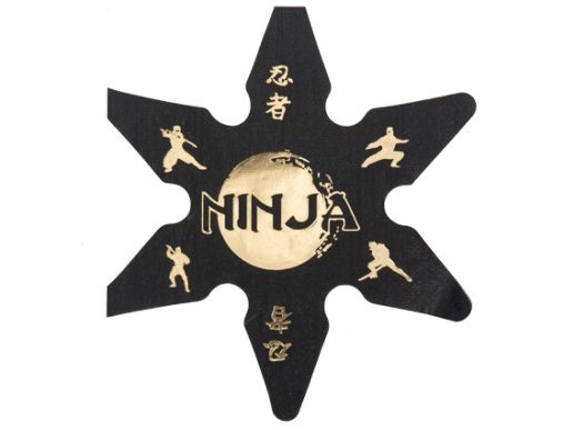ninja-shiruken-shaped-black-napkins-91651