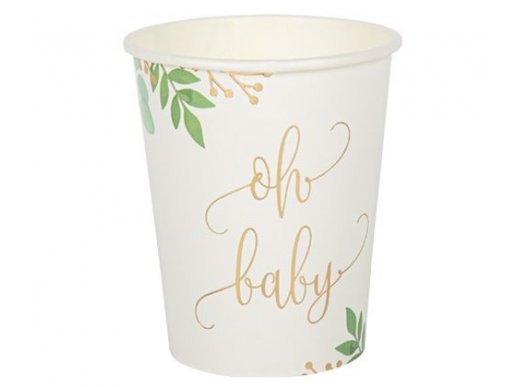 Oh Baby Nature paper cups 8pcs