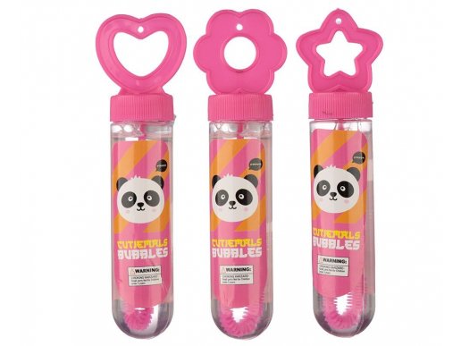 Pink bubble bottles with Panda