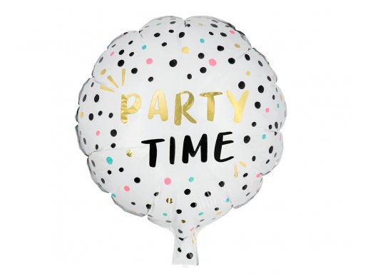 Party time foil balloon 45cm
