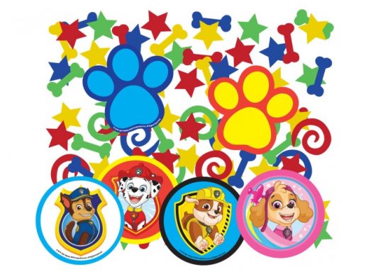 Paw Patrol and friends foil table confetti 14g