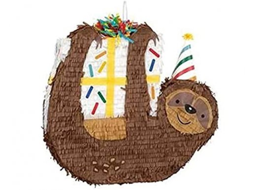 Pinata in the shape of a sloth